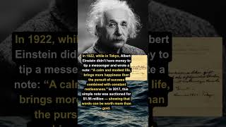 Einstein's note sold for 1.5 million dollars