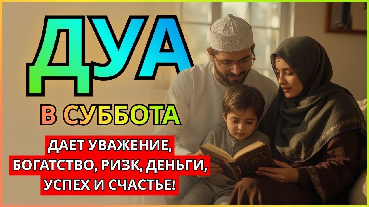 Самая сильная дуа во Суббота! Ризк, богатство, успех, счастье!