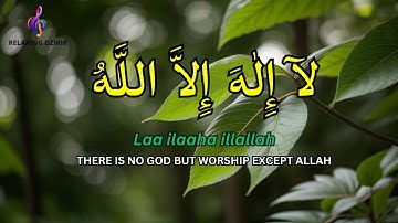 LAILAHAILLALLAH for Stress Relief Dzikir for Peace of Mind Fast Sleeping #25
