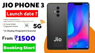 Jio Phone 3 Unboxing || Jio Phone 3 Launch Date Confirm || Price ₹1500 || Camera 📷 25MP || Ram 4GB
