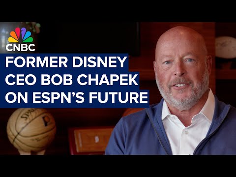 Former Disney CEO Bob Chapek in his first public interview since leaving Disney about ESPN's future Episode cover