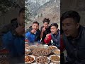 eating mukbang on mountain enjoying full day at mouy#hungry vibes