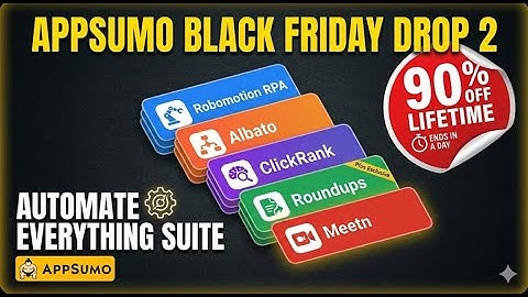 AppSumo Black Friday Drop 2: Automate Everything with 5 Powerful AI & Automation Tools