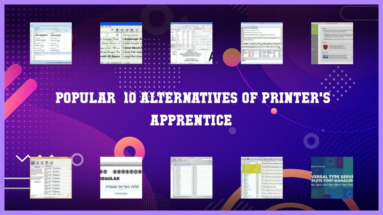 Printer's Apprentice | Best 13 Alternatives of Printer's Apprentice ...