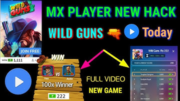 MX player Wild Gun Game hank unlimited scores unlimited Paytm cash full MX hank trick 💯 workingg