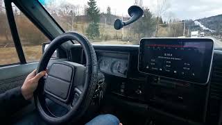 Jeep Cherokee Xj M57 Engine, Short Test Drive Acceleration