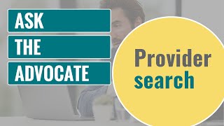 Ask the Advocate for Injured Workers - Provider Search