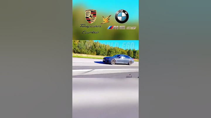 BMW M5 CS VS Porsche Taycan Turbo #shorts #bmw #porsche