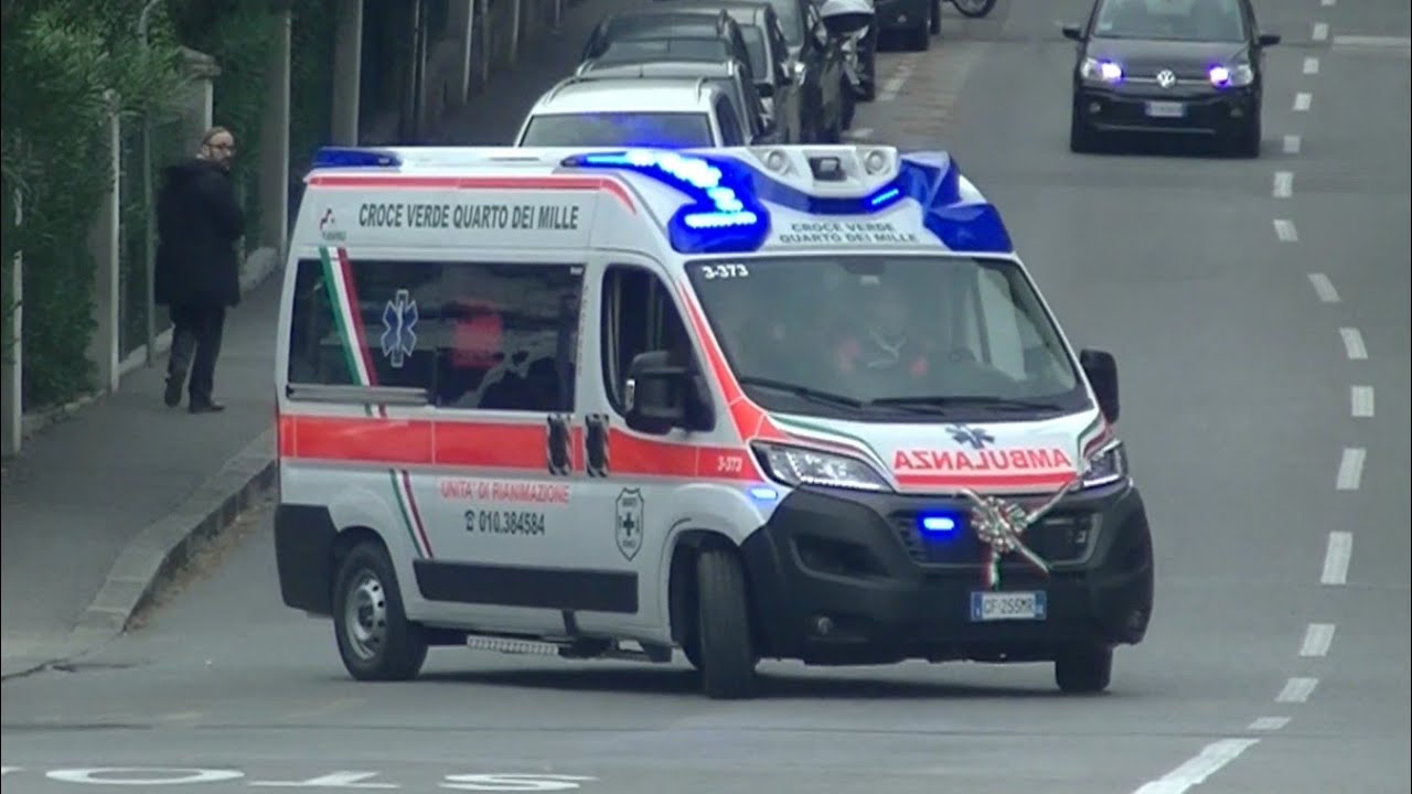 Inaugurazione Nuova Ambulanza 3-373 Croce Verde Quarto