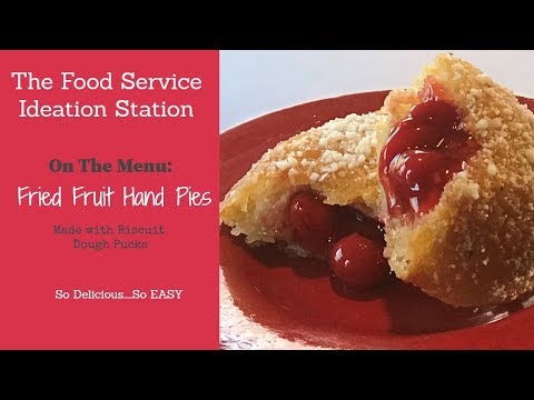 Easy Fried Fruit Hand Pies Made With A Biscuit Dough Puck