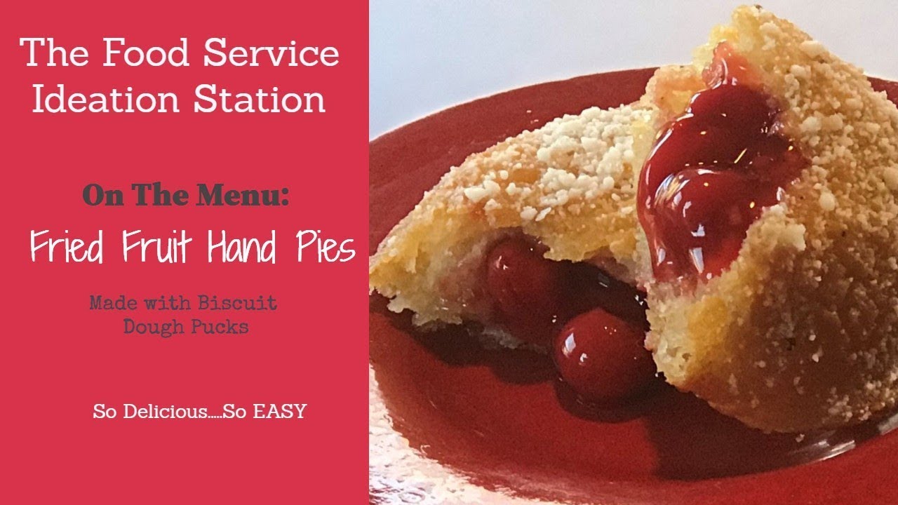 Easy Fried Fruit Hand Pies Made With A Biscuit Dough Puck YouTube