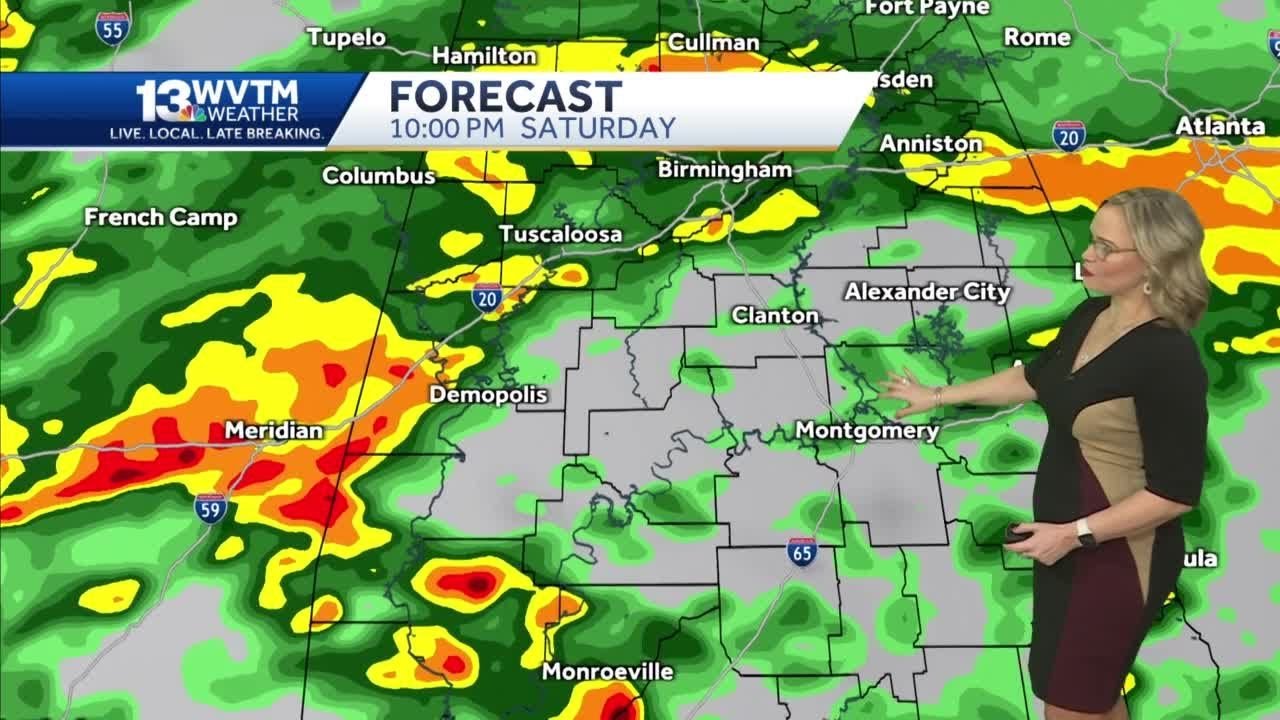 Weekend rain expected Saturday night-Sunday morning - YouTube