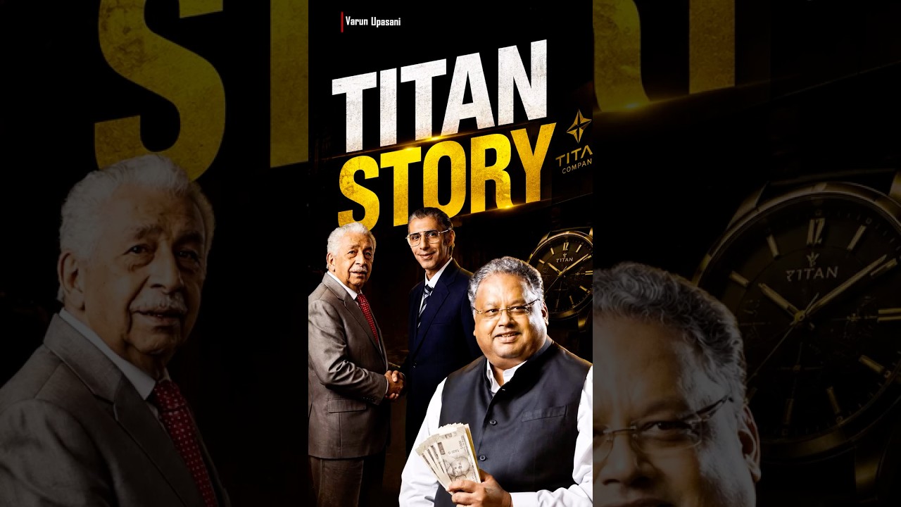 Made in India Story of Rakesh Jhunjhunwala!🔥 | Titan #shorts