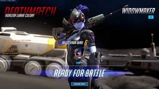 Overwatch - Widowmaker FFA deathmatch gameplay