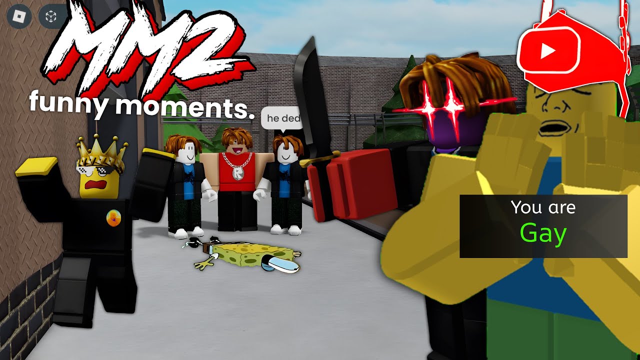 ROBLOX Murder Mystery 2 Funny Moments (WITH FRIENDS)