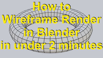 How to make a Wireframe Render in Blender 3.0 in under 2 minutes