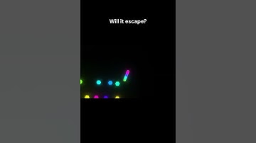 Cosmic Pinball - Can it escape? #asmr #satisfying #adhd #simulation #physics #sleep #animation