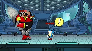 Sonic vs Eggman in Scribblenauts