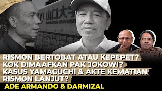 RJ UNTUK RISMON BIKIN KUBU LAWAN PECAH, CATUR POLITIK JOKOWI? Ade Armando & Darmizal