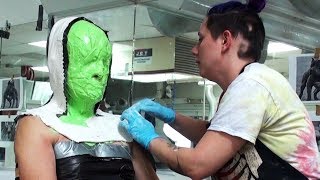 Special Effects Makeup (FACE OFF's Rachael Wagner Life Cast - Actor Scott Butler)