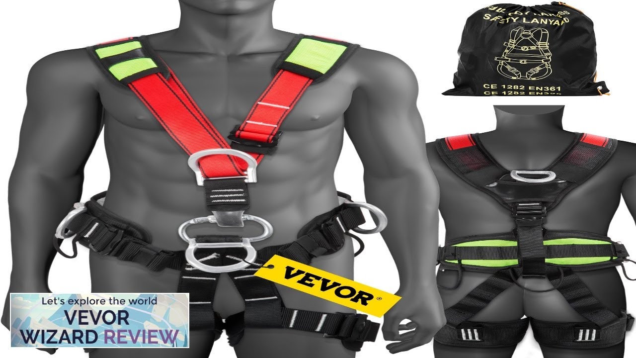 Safety Climbing Harness Rock Climbing Gear Rappelling Floor Escape Tower Climber Review