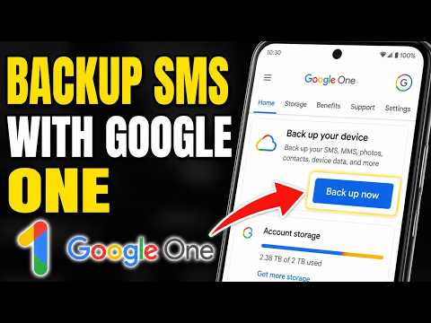 How to backup SMS backups using Google One on Android - Full Guide