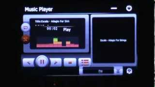 SmartNav 5 music player tutorial demo video