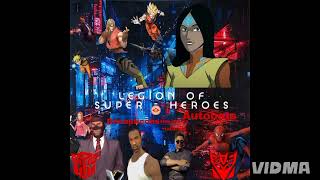 Decepticons Autobots teg tournament 2 legion of superheroes into song 