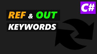 Using REF and OUT keywords in C#