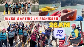 River Rafting in Rishikesh | 26km ,450Rs 😱 rafting in Rishikesh | Neha Chouhan