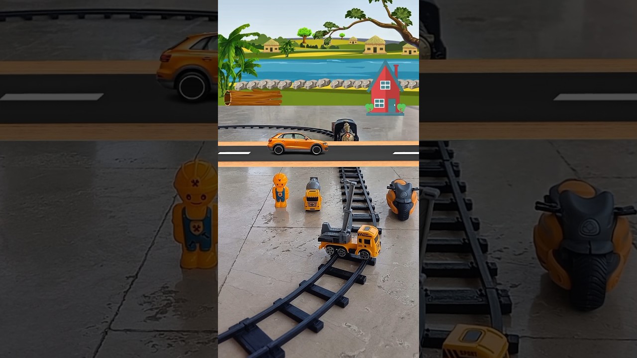 train and crane accident very badly.  