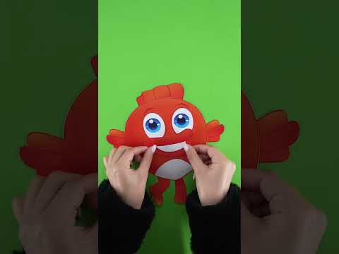 Adım Adım Kırmızı Balık DIY ✂️