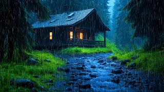 Sounds of Nighttime Thunderstorm | Heavy Rain on Tin Roof & Intense Thunder | White Noise for Sleep