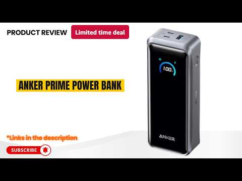 The Only Power Bank You Need for Travel! Anker Prime 300W 26K