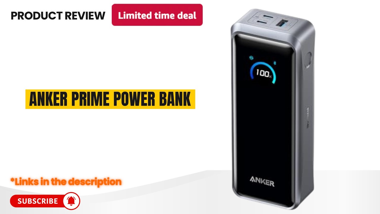 The Only Power Bank You Need for Travel! Anker Prime 300W 26K