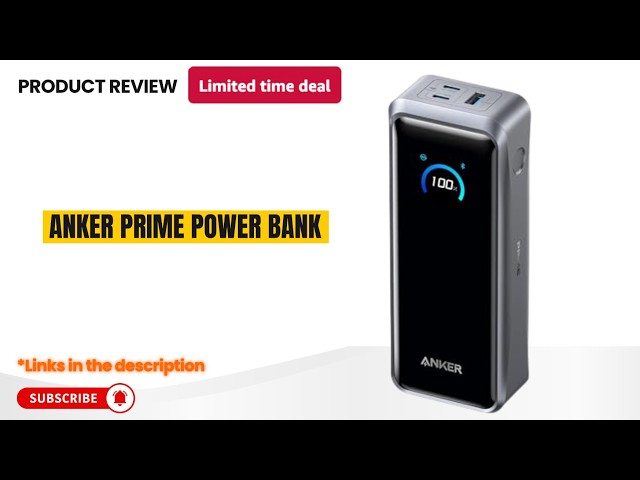 The Only Power Bank You Need for Travel! Anker Prime 300W 26K