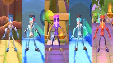 5 Crazy Lab Assistant Boss, From CRASH BANDICOOT ON THE RUN