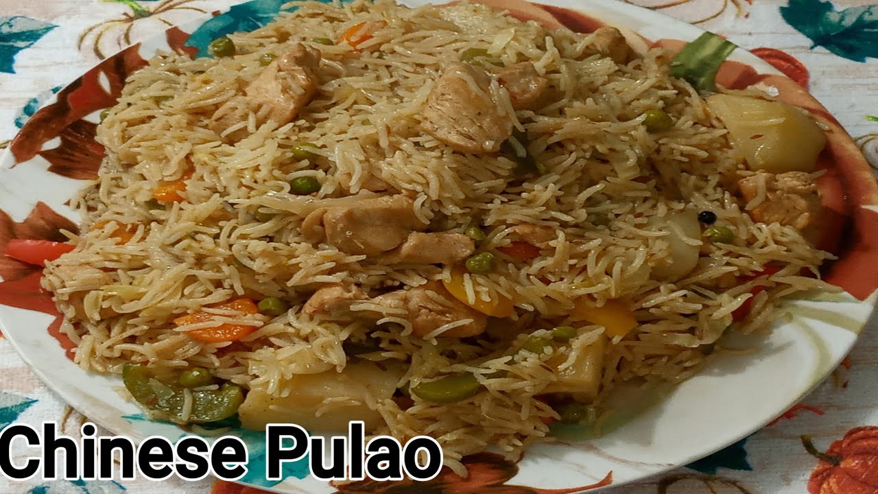 Chinese Pulao in Desi Style 😋 Super duper Tasty Quick Easy Recipe - YouTube