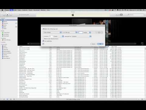 How to create a Recently Added playlist in iTunes