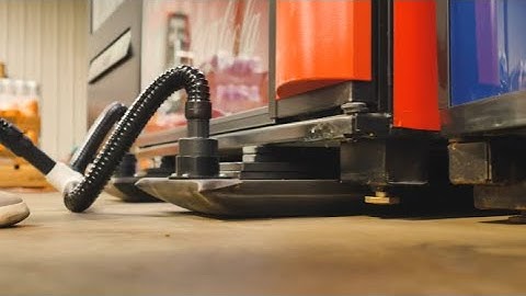 Moving a slightly elevated vending machine with an Airsled