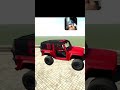 Red Thar Ramp Jump 😱 #thar#gaming #shorts