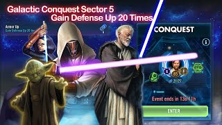 Galactic Conquest: Sector 5 (Final Boss) Defense Up 20 Times