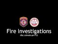 DFPC Fire Talks: DFPC's Fire Investigations Unit