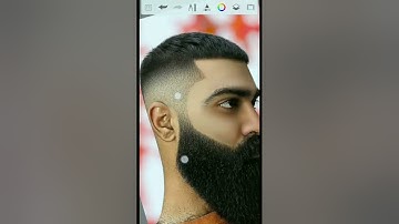 Autodesk Sketchbook Really Face smooth photo editing|| and Hard hair style #Shivam #crative #shorts