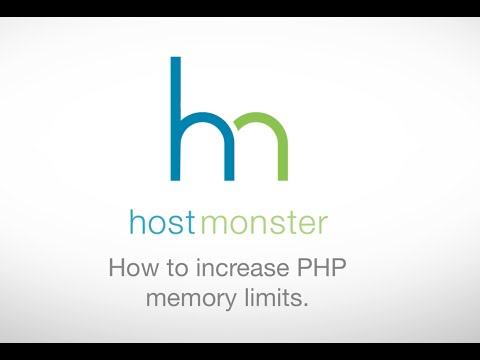 How to increase you PHP memory limits.