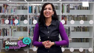 Alisha Collins | Brilliant Labs | Share In Purple