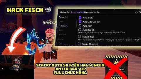 Cách hack Fisch Script auto fram sự kiện auto câu cá Anti Ban dupe tiền !!