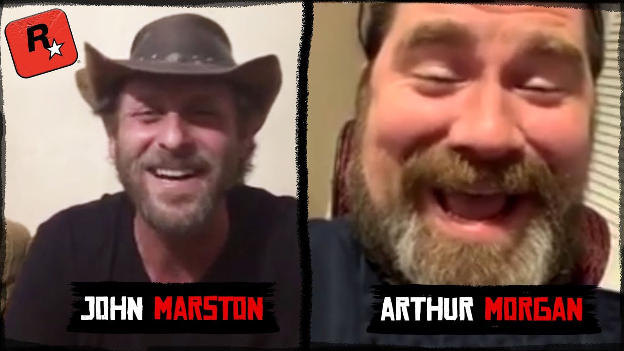 John Marston Actor Funny moments with Arthur Actor from Red Dead Redemption 2 YouTube