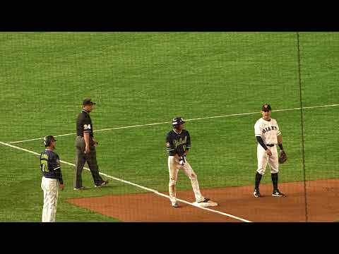 20190413 8回表 65田代将太郎選手のタイムリー3ベースヒット