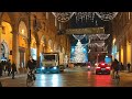Night  Bologna. Italy - 4k Virtual Walking Tour around the City - Travel Guide. #80